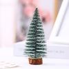 Lighthouse-Shaped Flocked Cedar Mini Christmas Tree Ornament