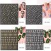 Sakura Flower Nail Art Decal Laser Adhesive Slider DIY Gel Slider  Manicure Decor