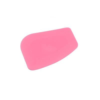 Pink Small Irregular Edge Squeegee Scraper for Car Film and Phone Screen Protector Application