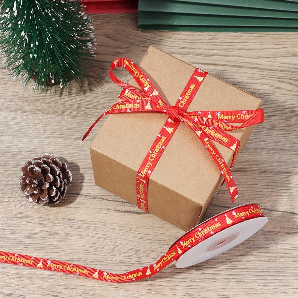 Decor Hair Bows DIY Gift Wrapping Printed Grosgrain Ribbons Wedding Decoration Christmas Ribbon