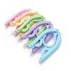 10 stuks Reishanger Draagbare Reis Opvouwbare Plastic Kleding Hangers Voor Reizen Buiten Kamperen