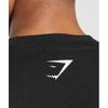 Gymshark Camiseta colegial negra a7a4e bb2j