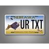 Personalized Nebraska First People License Plate Custom Text 6x12 Inch Metal Tin Sign Garage Man Cave Wall Decor