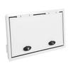 Rv Storage Hatch Door 26x14 Inch UV Resistant Aluminum Alloy Square RV Baggage Door with Lock