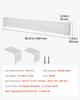 Baseboard Heater Covers, Premium Series 1527 mm Standard Electric Heating Unit Front Cover for Home Improvement, Heavy-duty Steel, Easy Installation