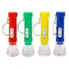 Transparent Mini Flashlight Keychain Pendant - Portable Outdoor Luminous Torch Gift