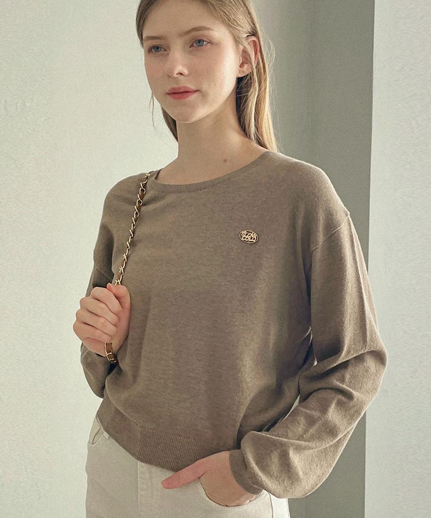 SLOWLOLLI Creamy Wool Drop Knit