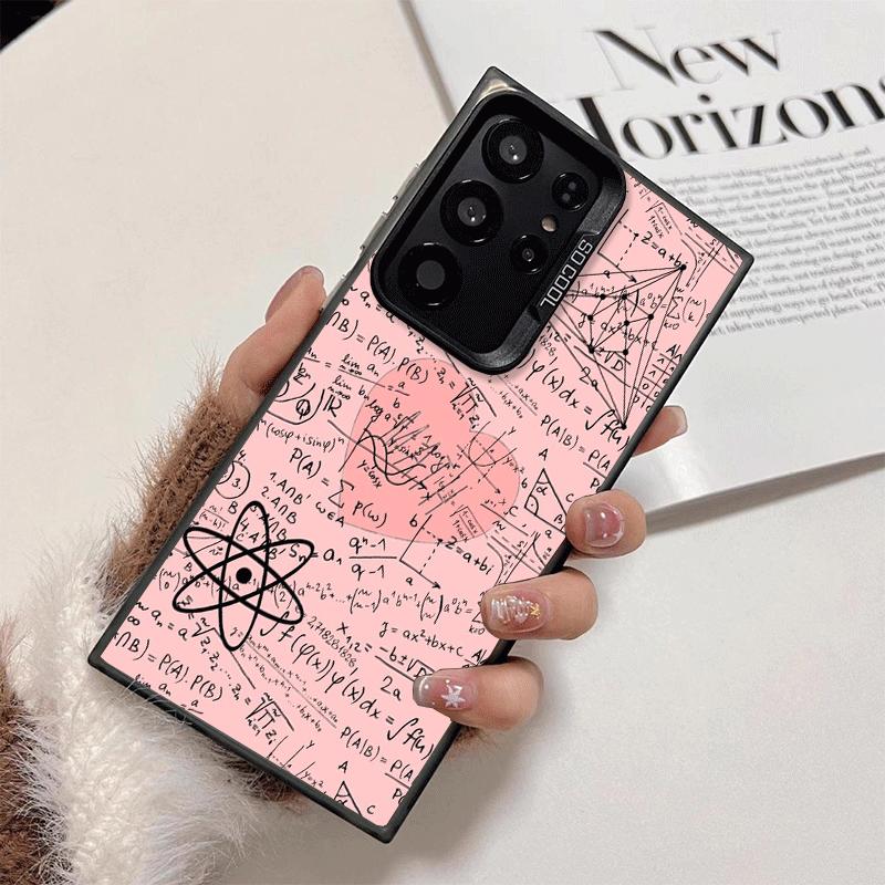 Physics Chemical Mathematics Shockproof Phone Case for Samsung Galaxy S26 Edge S25 Ultra S24 FE S23 Plus S21 Cover Anti Fall Fun