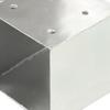 Vidaxl Łączniki W Kształcie T, 4 Szt., Galwanizowany Metal, 71X71 Mm