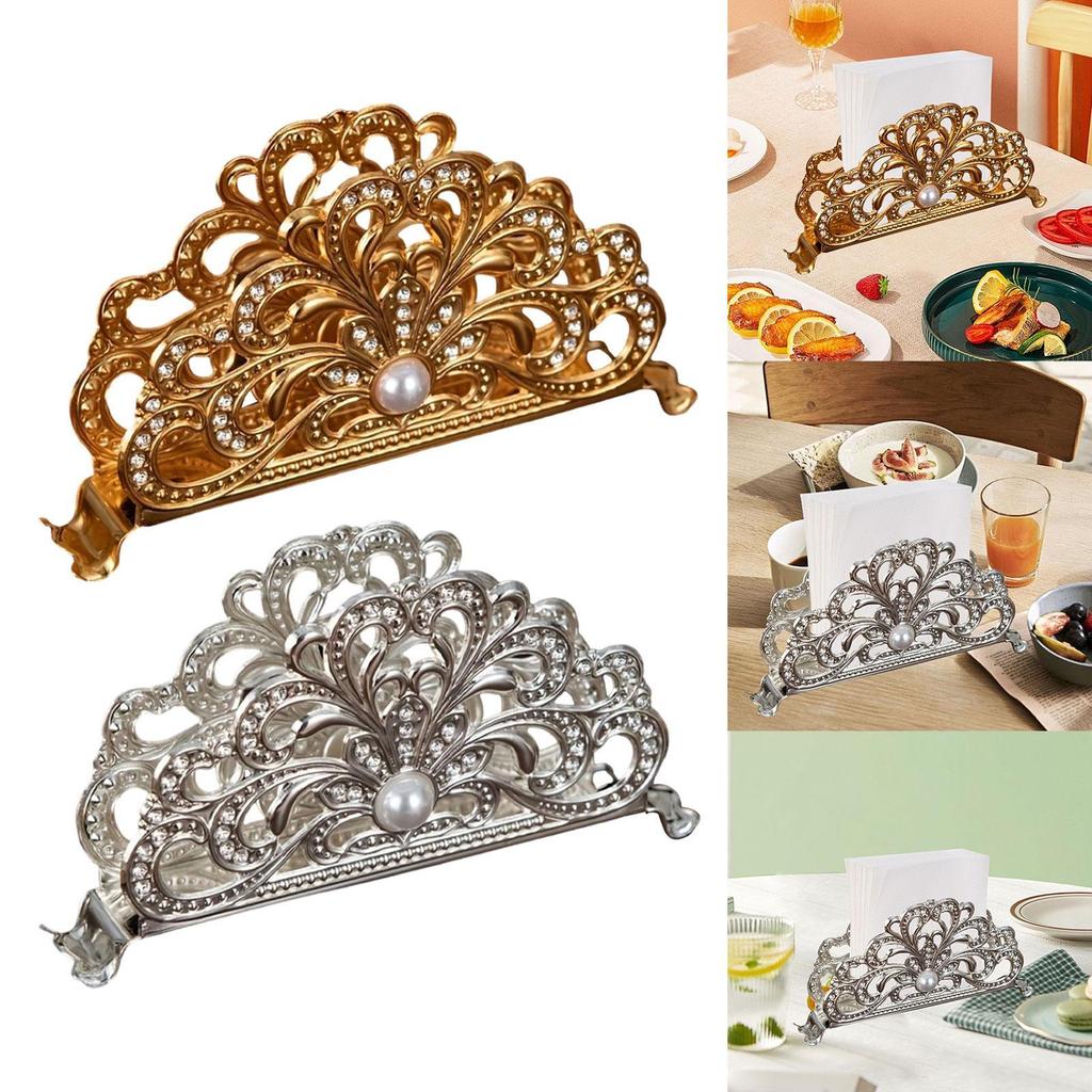 Napkin Holder Napkin Dispenser Home Decor Metal Tissue Storage Desktop Paper