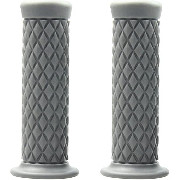 Motorcycle Hand Grips, Non Slip Rubber Bar For 7/8" 22Mm/24Mm Handles, Vintage Motorbike Thruster Grip, Handlebar For Hand Comfort, Universal For