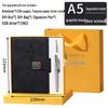 A5 Custom Strap Diary Notebook with Logo in Gift Box
