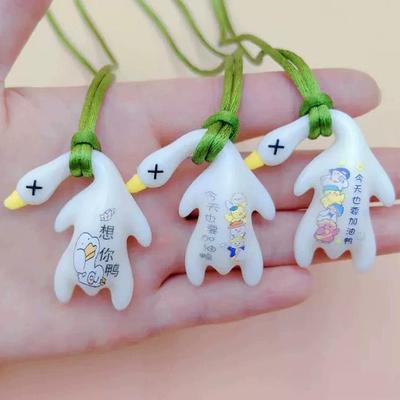 Color-Changing Roast Duck Car Pendant - Cute Car Interior Decoration
