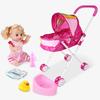Girls' Playhouse with Doll and Toy Stroller Set