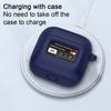 Bluetooth-compatible Earbud Silicone Case for AirPods Shockproof Wireless Earphone Charging Case Cover with Screen Headphone Protective Shell Sleeve