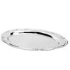 Stabiles Metall Serviertablett Ovales Aufbewahrungstablett Organizer Tablett Auslage Tablett Café Auslage