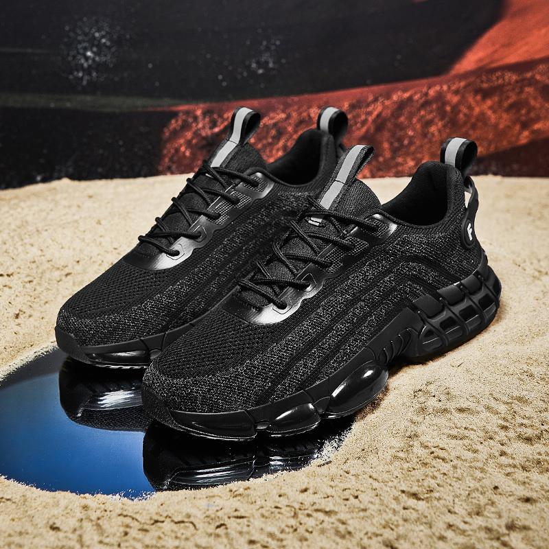 Модная мужская повседневная спортивная обувь Популярные светящиеся кроссовки из дышащей — фото 4