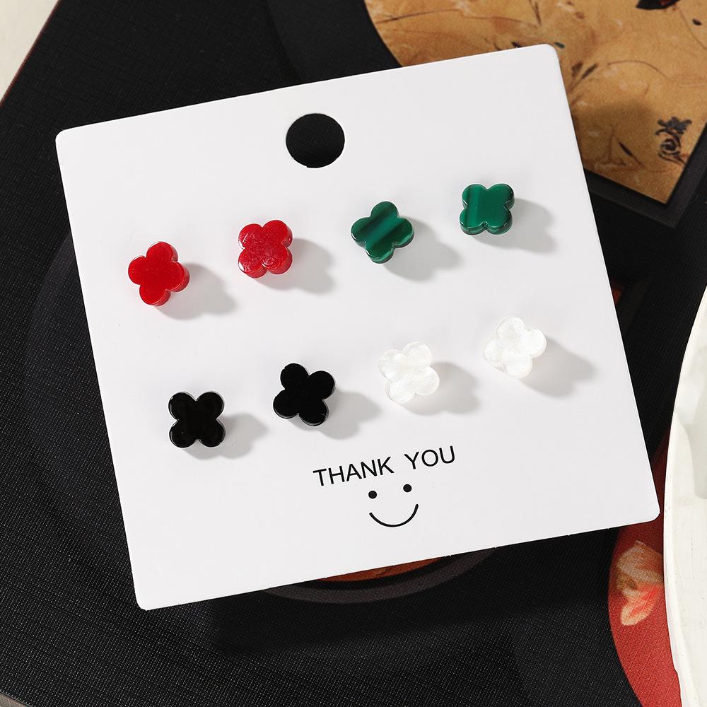 Available: New Luxurious Titanium Steel Four-Leaf Clover Earrings - Exquisite, High-End, Niche Design Jewelry.