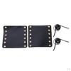 7/8 inch to 1 PU Leather Motorcycle Hand Grips Cover Handlebar for Bobber Chopper -Rennfahrer