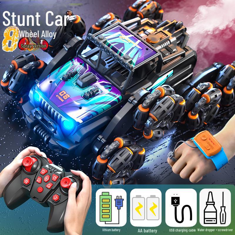 

Шестиколісна позашляхова дрифт-машинка на радіокеруванні з керуванням жестами, можливостями виконання трюків та гонок Standard One Battery