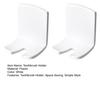 2PCS Toothbrush Holder Wall Mount Suspended Design Stand Self Adhesive No Drilling Toothbrush Organizer for Bathroom