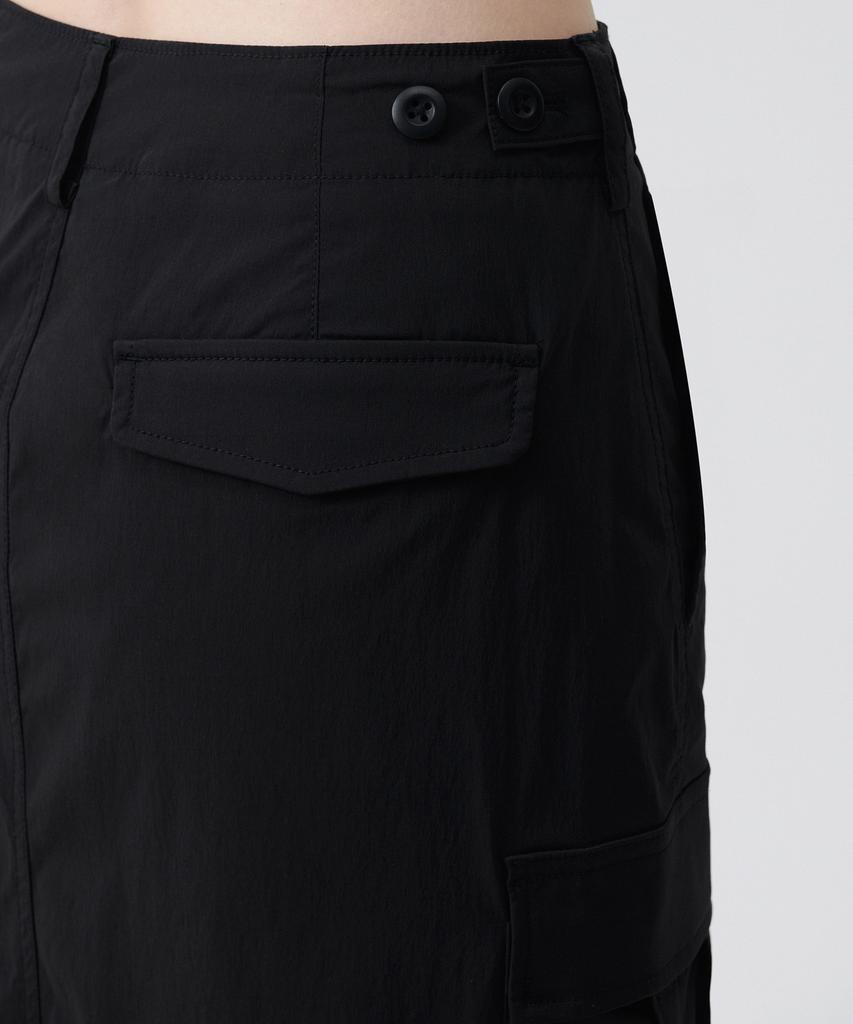 Musinsa Standard Woman Women'S Cargo Maxi Skirt [Black]