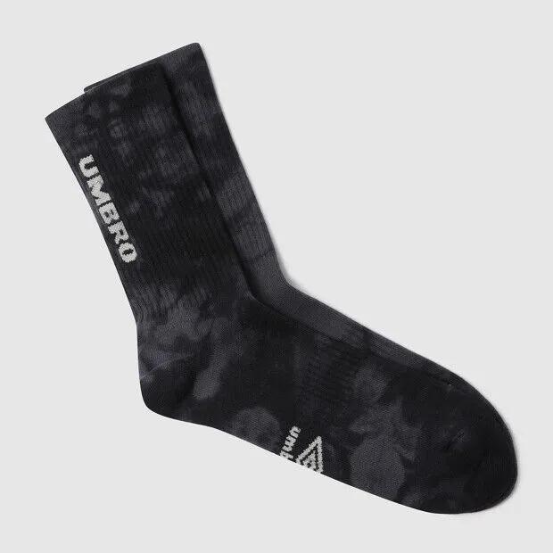 Tie-dye Cushioned Crew Socks Black UR123CSC19