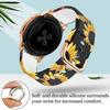 Silikonowe paski 18mm/20mm/22mm do Huawei Watch GT6 GT5 Pro 41mm 46mm Sportowa opaska z nadrukiem dla Samsung Galaxy Watch 7-FE-6