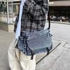 Vintage Denim Bag Women's Crossbody Bag Large Capacity Shoulder Bag