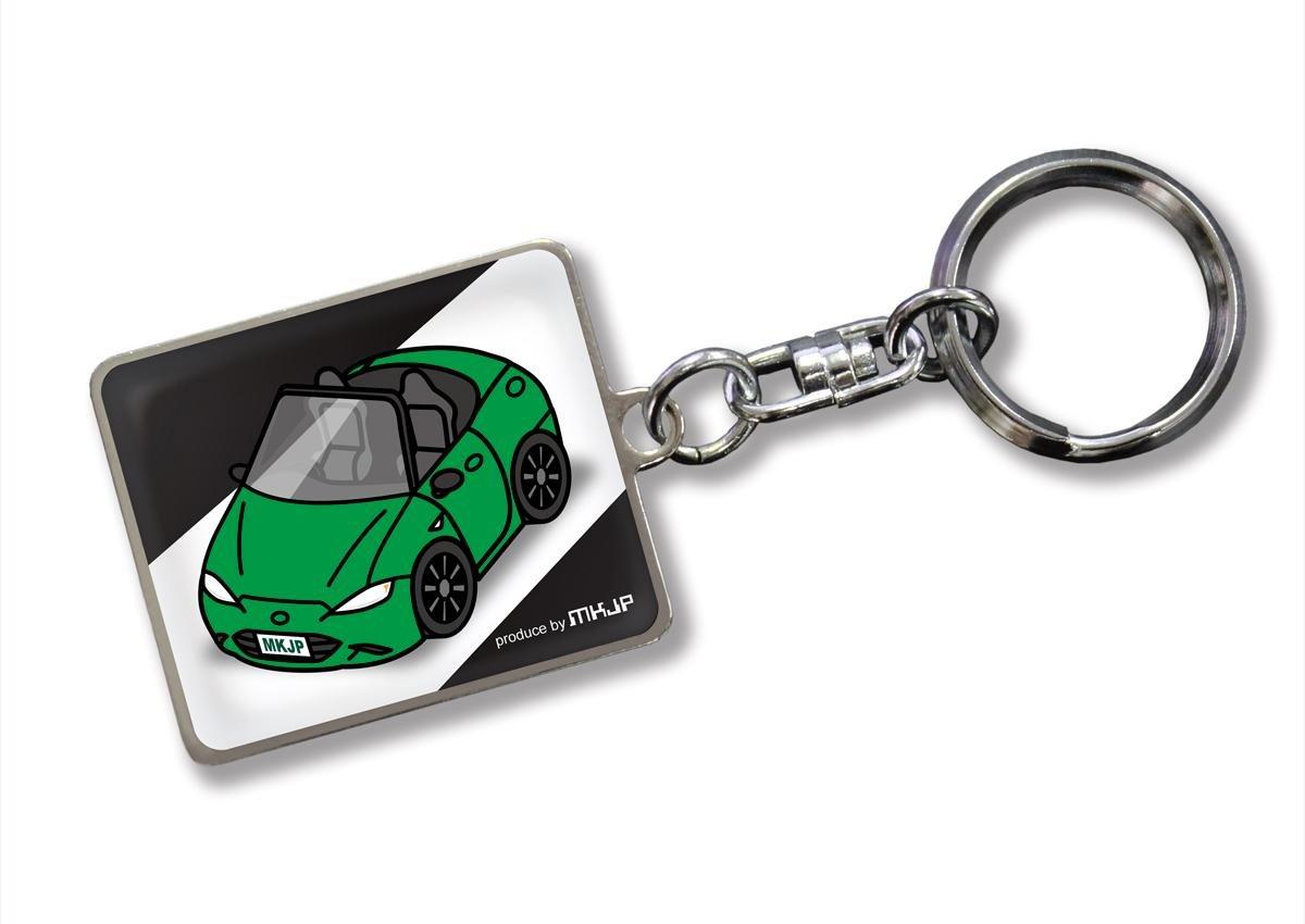 

Custom Keychain for Toyota Roadster Black Green Car Color [MKJP] ND, Base,