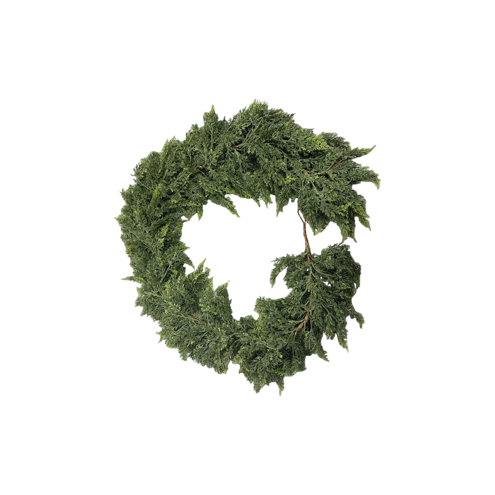 

Artificial Simulation Christmas Leaf Cane Soft Feel Needle Vine Door Head Decoration Wall Hanging One Size