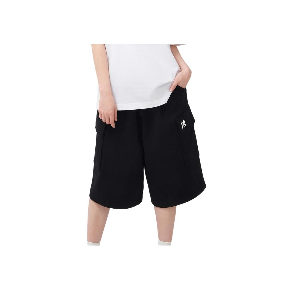 New MLB New York Yankees SS25 Cargo Shorts Unisex Black 3ASPB0453-50BKS