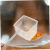 Aquarium Square Fishing Net with Suction Cup Extendable Long Handle Fishing Gear for Catching Fish Shrimp Tank Clean Accessories
