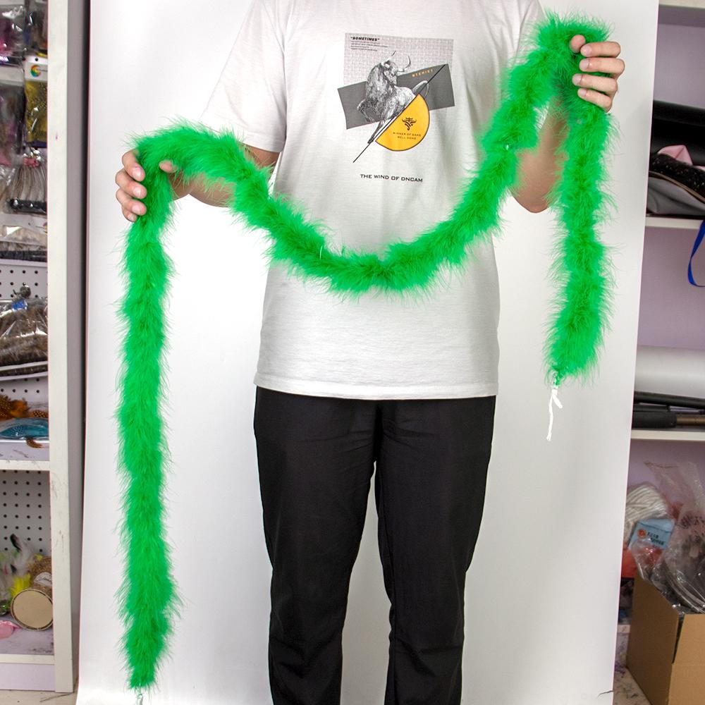 Colorful Marabou Turkey Feathers Boa Shawl 13G for Party Wedding Clothes Sewing Christmas Tree Crafts Plume 2 Yard/Pcs