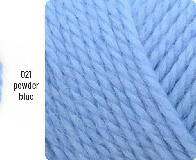 Alpaca Wool Medium-thick Yarn for Hand-knitted Men's and Women's Multi-color Hats, Scarves, and Coats.