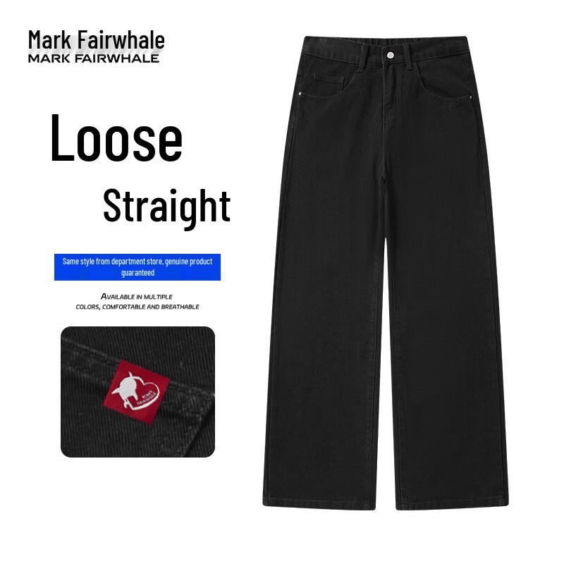 

Мужские джинсы прямого кроя в американском ретро-стиле, свободного кроя 3XL