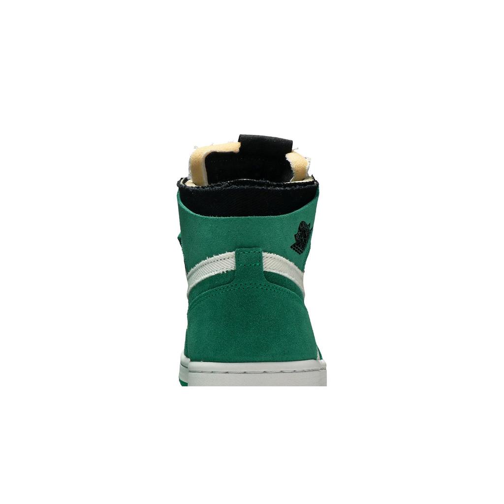 Womens Air Jordan 1 High Zoom Comfort 'Stadium Green' (women's sizes) Stadium Green / Black / White Vintage Basketball Shoes CT0979 300