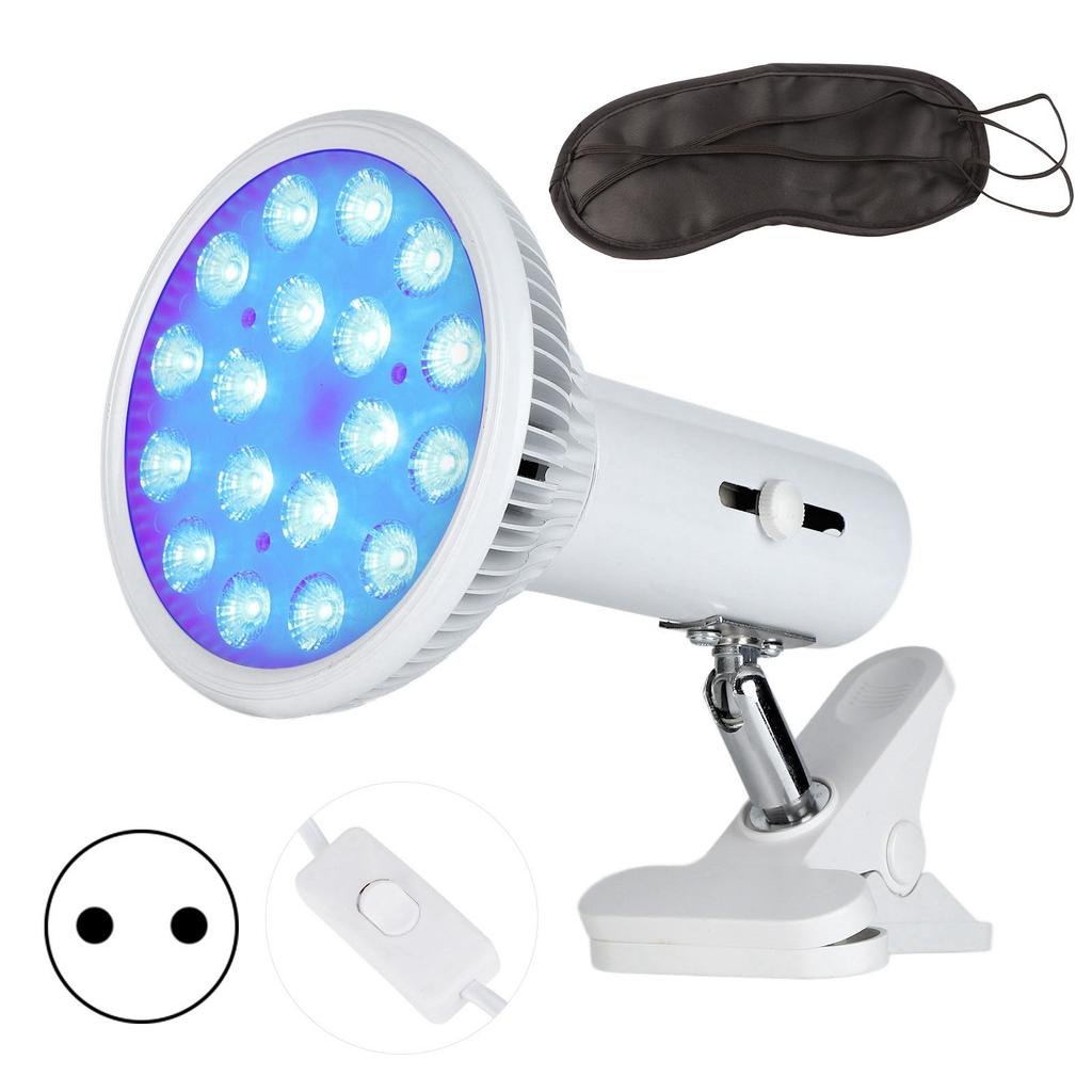 Blue Light Therapy Lamp Portable Acne Removal Baby Jaundice Treatment LED Therapy Device 110?240V