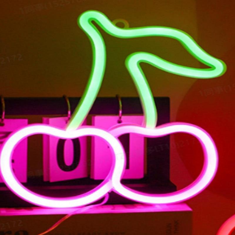 LED Neon Decorative Lights: Cloud, Lightning, Musical Notes, Moon, Bat