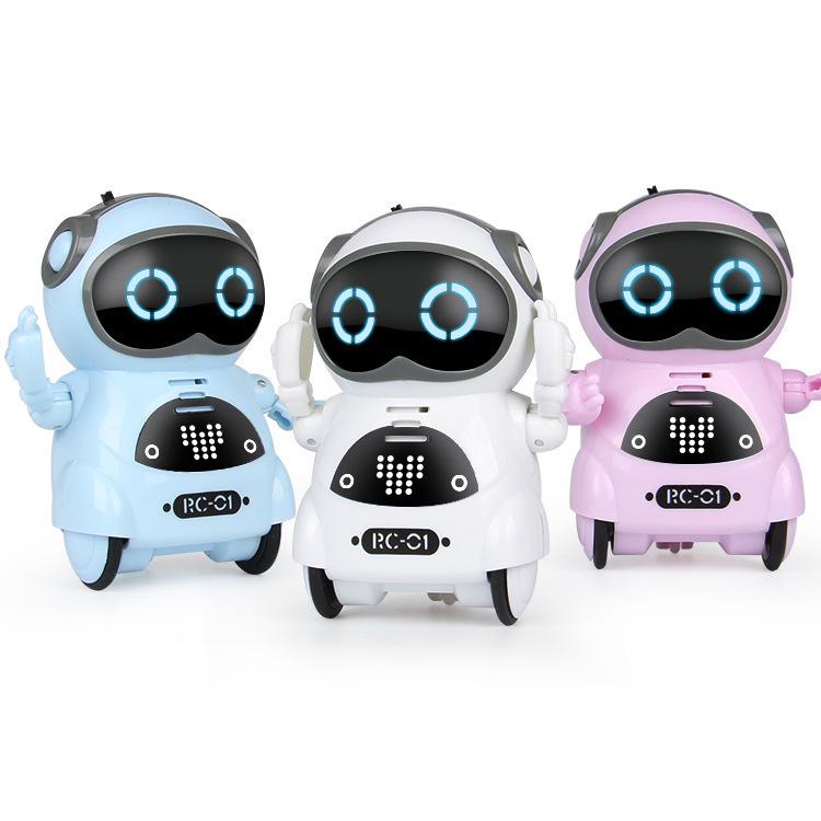 Zhile Children's Interactive Mini Pocket Robot: Multi-functional Voice-Activated Early Education Toy.