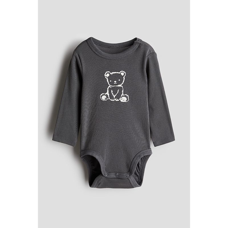 

Детская одежда HM Комбинезон для малыша для мальчика для девочки Летний тонкий Детский с принтом Круглый вырез Длинные рукава Ромпер Комбинезон 1146165