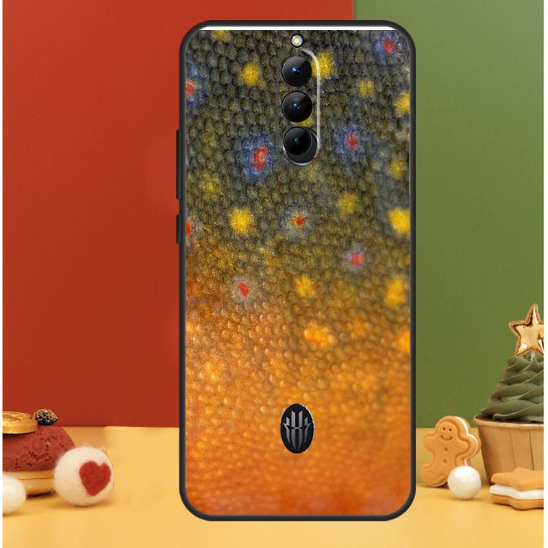 Brown Trout Fly Fishing Case For ZTE Nubia Red Magic 8 8S Pro Plus RedMagic 9 Pro Plus 5G 5S 6R 6 7 6S 7S Pro Cover