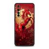 Soft TPU Case For Realme C67 C63 C55 C53 C25 C21 10 11 12 13 GT 2 3 5 Pro Plus 5G Shockproof Phone Cover Cartoon New Year Horse