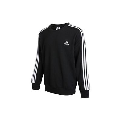 Essentials French Terry 3-Streifen Sweatshirt Schwarz Herren Streetwear IC9317