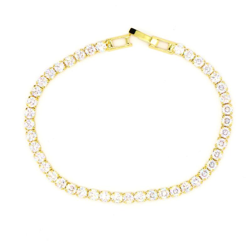 Zircon bracelet women's jewelry colorful square full diamond bracelet bracelet