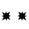 Minimalist Stainless Steel Heart & Sunflower Star Stud Earrings - "I Love You" Gesture