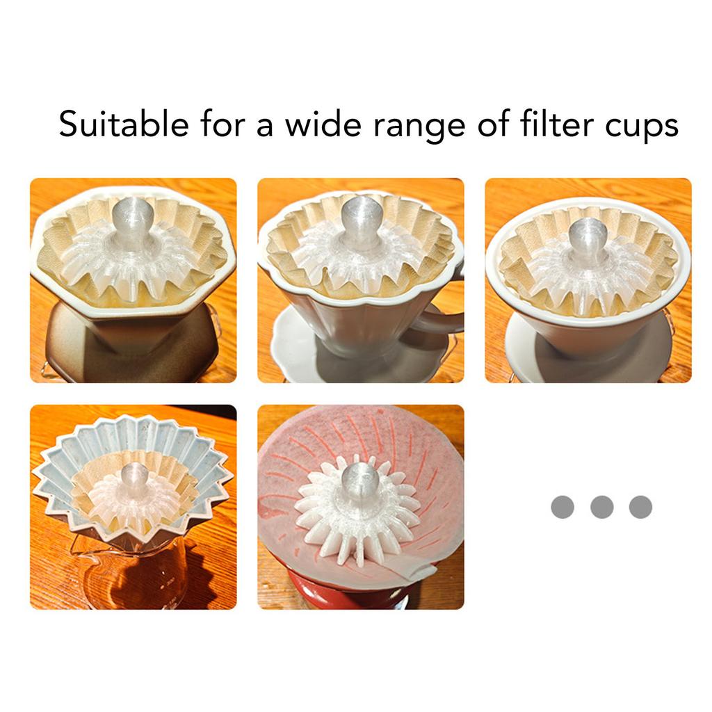 Asystent papieru filtrującego do kawy Stożek do dociskania papieru filtrującego do kawy do ręcznego parzenia kawy Akcesorium
