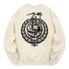 KAN6312 Kmc0197 Demon Hunter Fleece-Lined Sweatshirt Cream