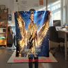 French Legendary Rock Singer and Actor Johnny Hallyday Blanket Soft Home Furnishing Nap Decoration Four Seasons Warm Sherpa Blanket U18