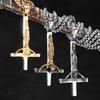 Handstand Jesus Cross Religon Amulet Stainless Steel Men Women Necklaces Pendants Chain Punk Jewelry Creativity Gift Wholesale